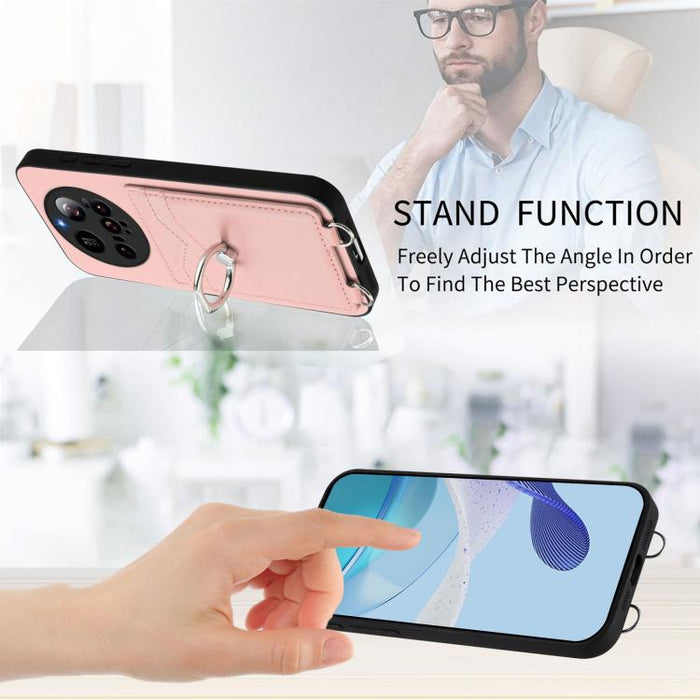 Funda para teléfono con tarjetero y anillo R20, For Xiaomi 15 Ultra, For Xiaomi Poco X7 Pro