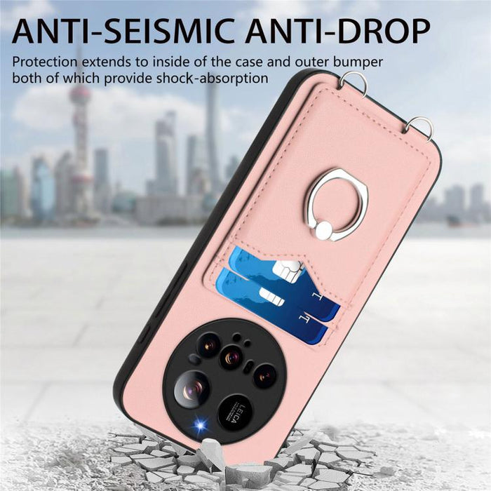 Funda para teléfono con tarjetero y anillo R20, For Xiaomi 15 Ultra, For Xiaomi Poco X7 Pro