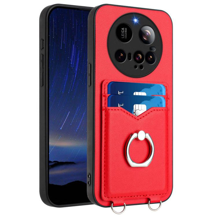 Funda para teléfono con tarjetero y anillo R20, For Xiaomi 15 Ultra, For Xiaomi Poco X7 Pro