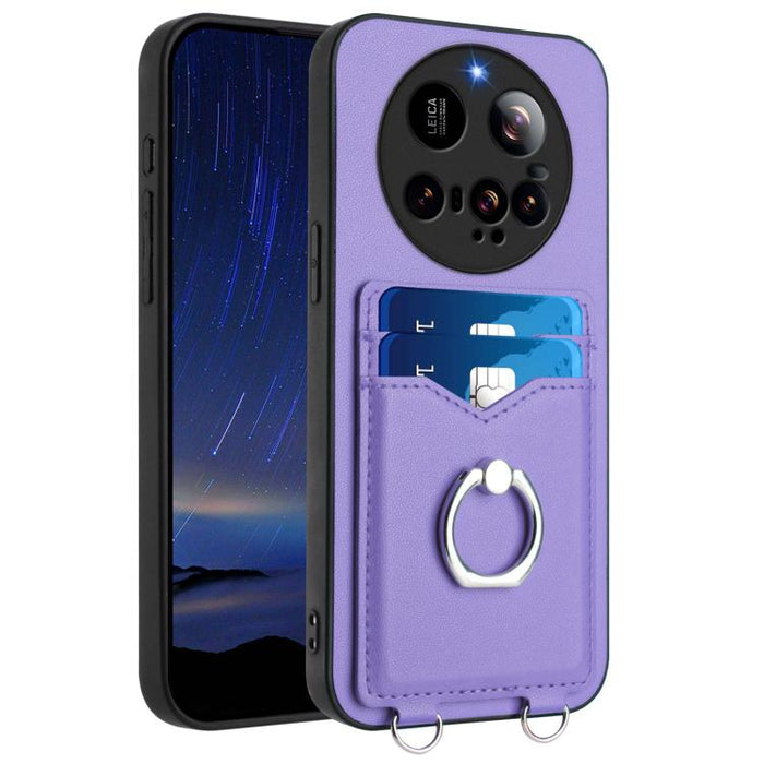 Funda para teléfono con tarjetero y anillo R20, For Xiaomi 15 Ultra, For Xiaomi Poco X7 Pro