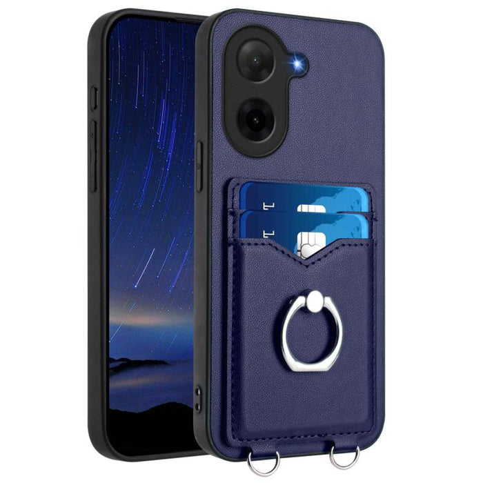 Funda para teléfono con tarjetero y anillo R20, For Redmi Turbo 4 Pro / Xiaomi Poco F7, For Redmi A5 4G 171.7mm / Xiaomi Poco C71