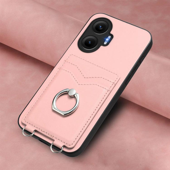 Funda para teléfono con tarjetero y anillo R20, For Redmi Turbo 4 Pro / Xiaomi Poco F7, For Redmi A5 4G 171.7mm / Xiaomi Poco C71