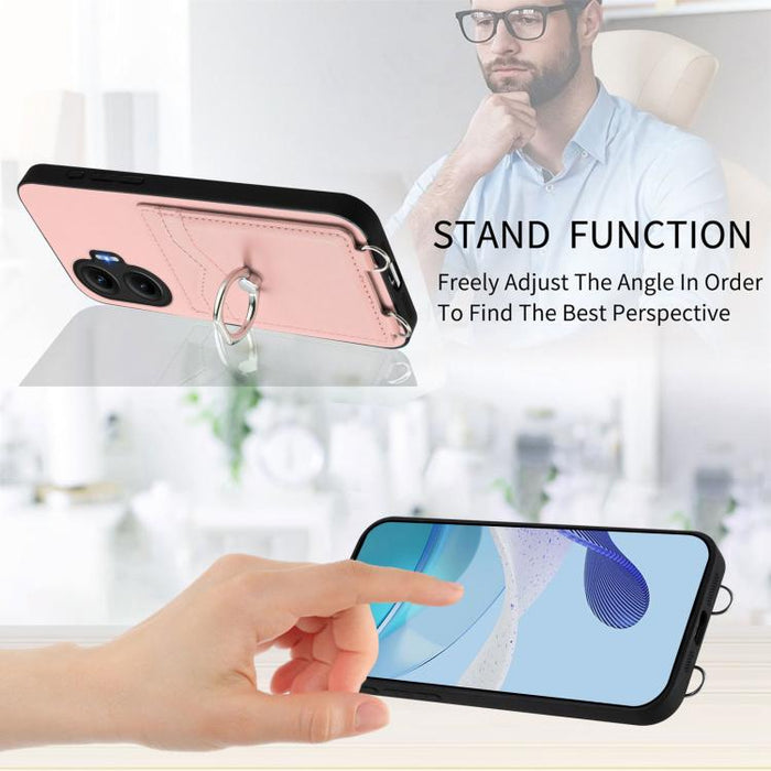 Funda para teléfono con tarjetero y anillo R20, For Redmi Turbo 4 Pro / Xiaomi Poco F7, For Redmi A5 4G 171.7mm / Xiaomi Poco C71