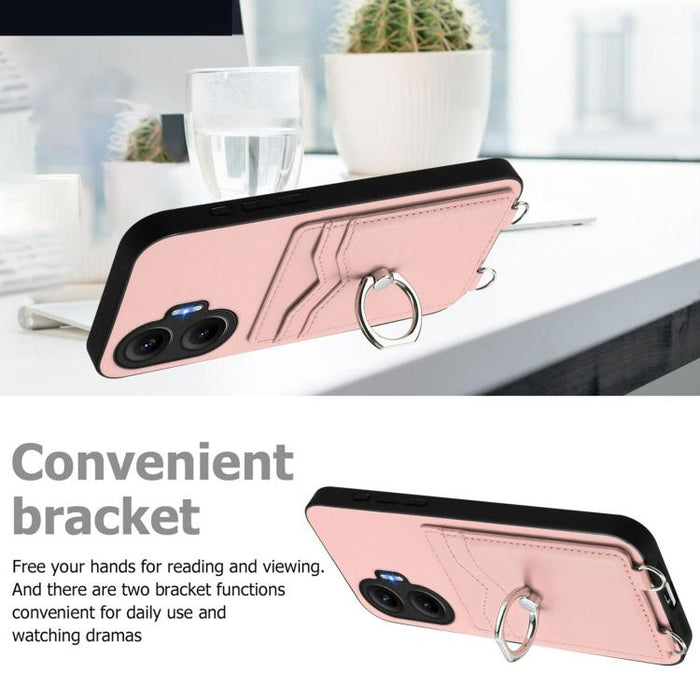 Funda para teléfono con tarjetero y anillo R20, For Redmi Turbo 4 Pro / Xiaomi Poco F7, For Redmi A5 4G 171.7mm / Xiaomi Poco C71