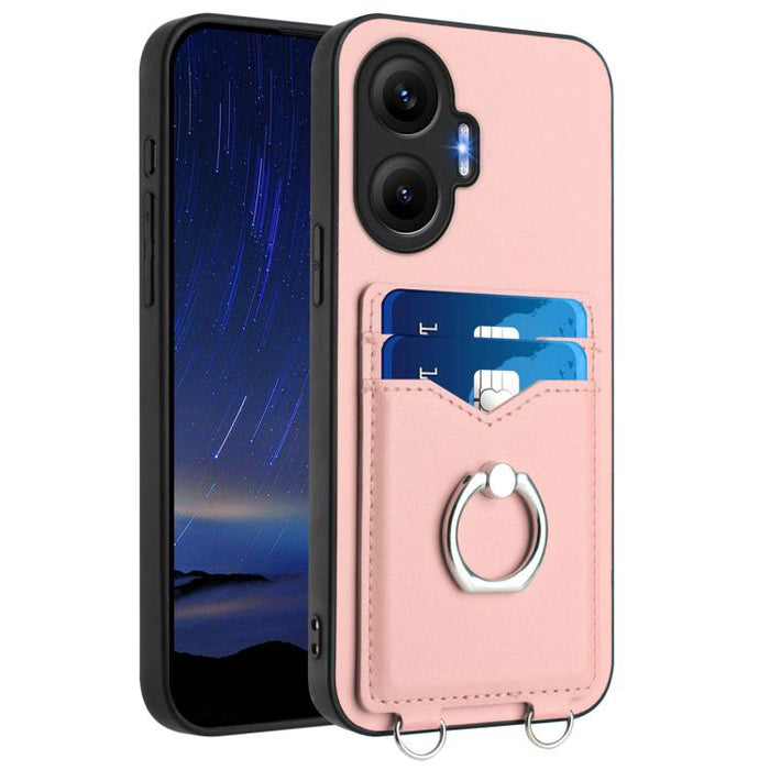 Funda para teléfono con tarjetero y anillo R20, For Redmi Turbo 4 Pro / Xiaomi Poco F7, For Redmi A5 4G 171.7mm / Xiaomi Poco C71