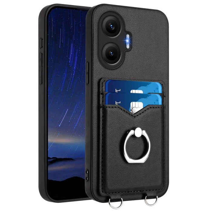 Funda para teléfono con tarjetero y anillo R20, For Redmi Turbo 4 Pro / Xiaomi Poco F7, For Redmi A5 4G 171.7mm / Xiaomi Poco C71