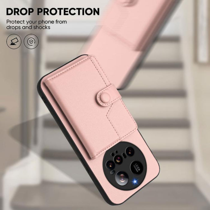 Funda para teléfono con tarjetero y protección RFID antirrobo, For Xiaomi 15 Ultra, For Xiaomi Poco X7 Pro