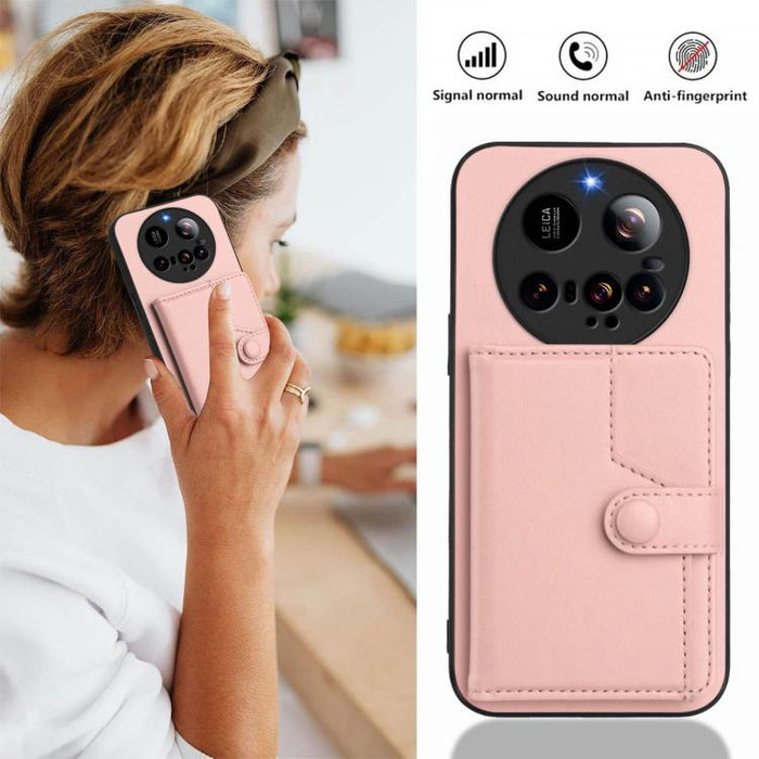 Funda para teléfono con tarjetero y protección RFID antirrobo, For Xiaomi 15 Ultra, For Xiaomi Poco X7 Pro