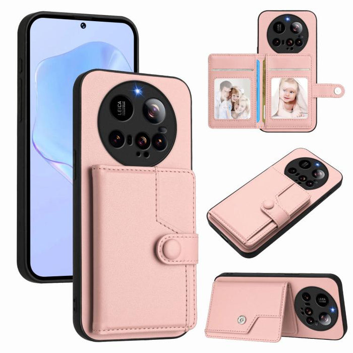 Funda para teléfono con tarjetero y protección RFID antirrobo, For Xiaomi 15 Ultra, For Xiaomi Poco X7 Pro