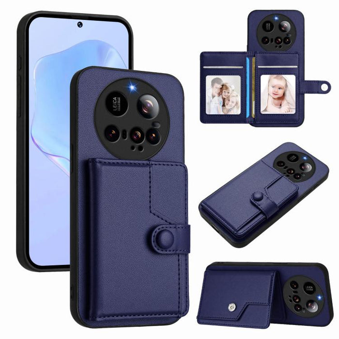Funda para teléfono con tarjetero y protección RFID antirrobo, For Xiaomi 15 Ultra, For Xiaomi Poco X7 Pro