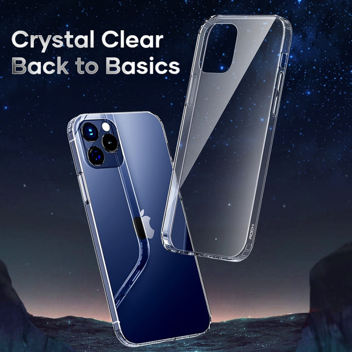 Estuche protector a prueba de golpes de TPU transparente Rock Early Series