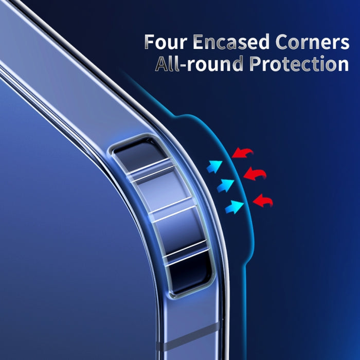 Estuche protector a prueba de golpes de TPU transparente Rock Early Series
