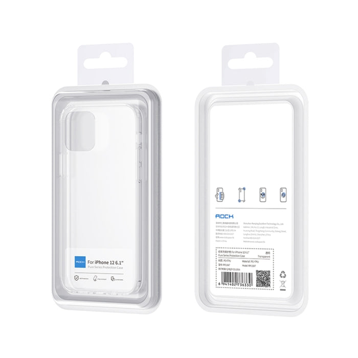 Estuche protector a prueba de golpes de TPU transparente Rock Early Series