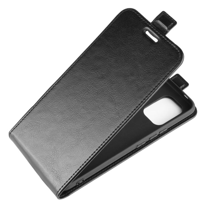 Estuche protector de cuero con tapa vertical individual con textura R64 con ranuras para tarjetas y marco de fotos, For Xiaomi Mi 10 Lite 5G