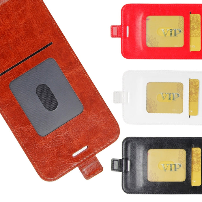Estuche protector de cuero con tapa vertical individual con textura R64 con ranuras para tarjetas y marco de fotos, For Xiaomi Mi 10 Lite 5G