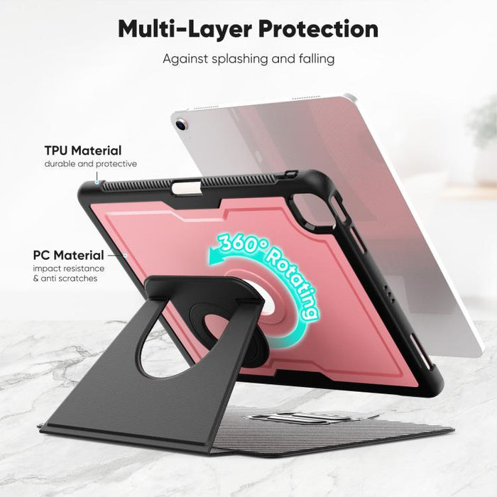Honeycomb Magnetic Rotation Holder Leather Smart Tablet Case, For iPad Air 13 2026 / 2025 / 2024, For iPad Air 11 2026 / 2025 / 2024, For iPad Pro 13 2025 / 2024, For iPad Pro 11 2025 / 2024, For iPad 2025 / 2022, For iPad mini 2024 / mini 6           ...