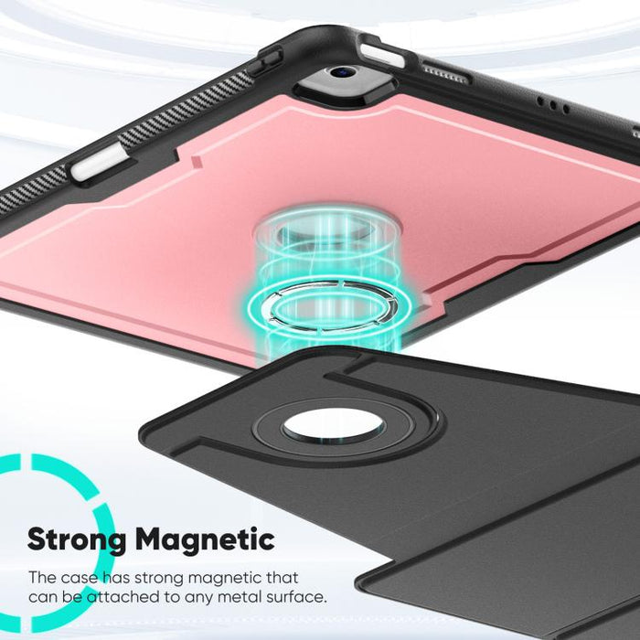 Honeycomb Magnetic Rotation Holder Leather Smart Tablet Case, For iPad Air 13 2026 / 2025 / 2024, For iPad Air 11 2026 / 2025 / 2024, For iPad Pro 13 2025 / 2024, For iPad Pro 11 2025 / 2024, For iPad 2025 / 2022, For iPad mini 2024 / mini 6           ...