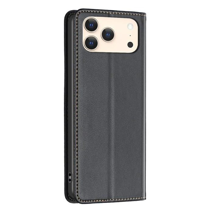 Magnetic Leather Phone Case, For iPhone 17 Pro Max