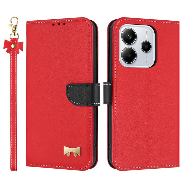 Funda de cuero con lazo metálico para teléfono con correa de mano, For Redmi 15a 5G Global, For Redmi Turbo 5 Max 5G / Poco X8 Pro Max 5G, For Redmi Turbo 5 5G / Poco X8 Pro 5G, For Redmi K90 Pro Max / Poco F8 Ultra                                     ...