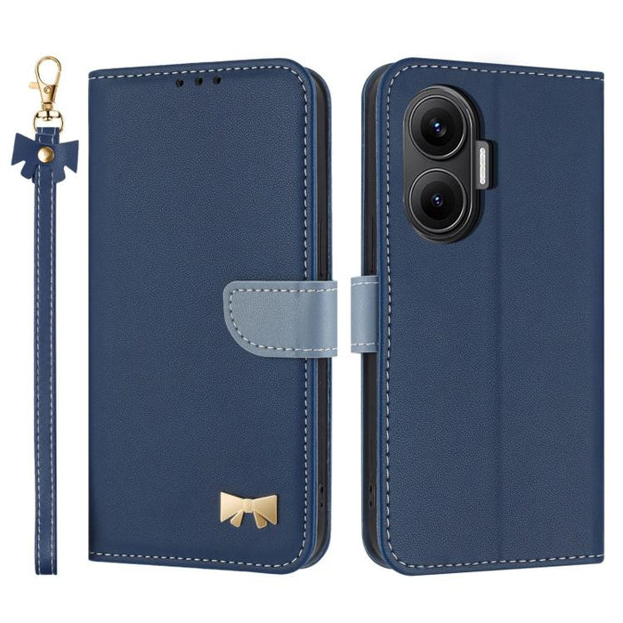 Funda de cuero con lazo metálico para teléfono con correa de mano, For Redmi 15a 5G Global, For Redmi Turbo 5 Max 5G / Poco X8 Pro Max 5G, For Redmi Turbo 5 5G / Poco X8 Pro 5G, For Redmi K90 Pro Max / Poco F8 Ultra                                     ...