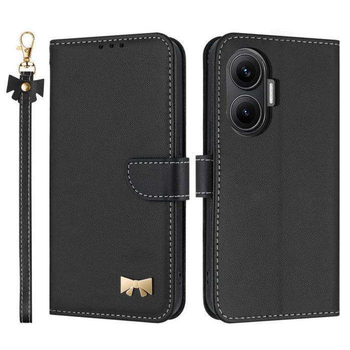 Funda de cuero con lazo metálico para teléfono con correa de mano, For Redmi 15a 5G Global, For Redmi Turbo 5 Max 5G / Poco X8 Pro Max 5G, For Redmi Turbo 5 5G / Poco X8 Pro 5G, For Redmi K90 Pro Max / Poco F8 Ultra                                     ...