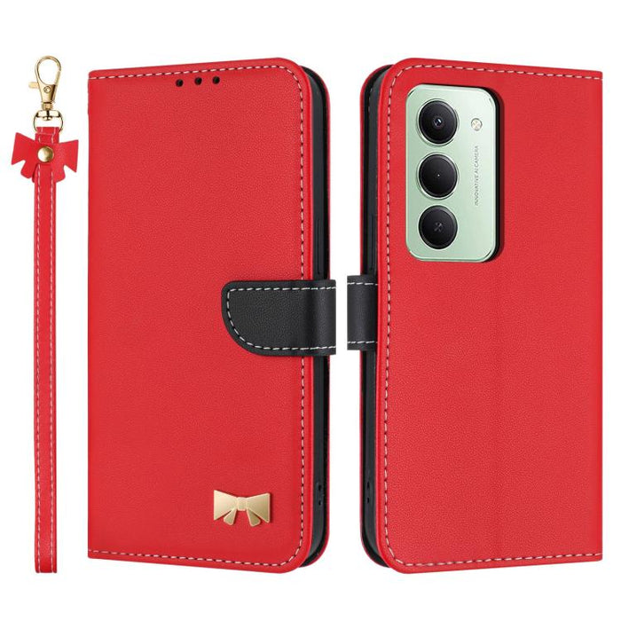 Funda de cuero con lazo metálico para teléfono con correa de mano, For Redmi 15a 5G Global, For Redmi Turbo 5 Max 5G / Poco X8 Pro Max 5G, For Redmi Turbo 5 5G / Poco X8 Pro 5G, For Redmi K90 Pro Max / Poco F8 Ultra                                     ...