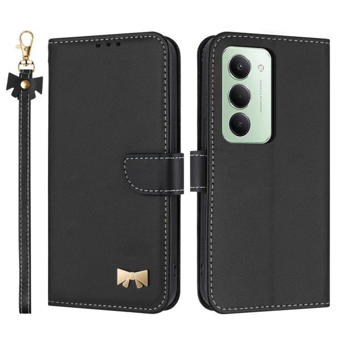 Funda de cuero con lazo metálico para teléfono con correa de mano, For Redmi 15a 5G Global, For Redmi Turbo 5 Max 5G / Poco X8 Pro Max 5G, For Redmi Turbo 5 5G / Poco X8 Pro 5G, For Redmi K90 Pro Max / Poco F8 Ultra                                     ...