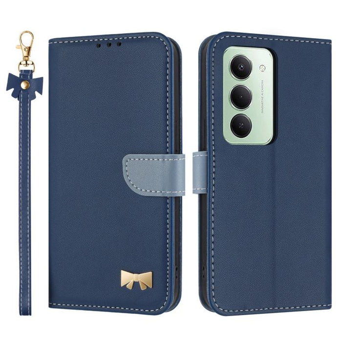 Funda de cuero con lazo metálico para teléfono con correa de mano, For Redmi 15a 5G Global, For Redmi Turbo 5 Max 5G / Poco X8 Pro Max 5G, For Redmi Turbo 5 5G / Poco X8 Pro 5G, For Redmi K90 Pro Max / Poco F8 Ultra                                     ...