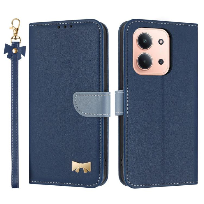 Funda de cuero con lazo metálico para teléfono con correa de mano, For Redmi 15a 5G Global, For Redmi Turbo 5 Max 5G / Poco X8 Pro Max 5G, For Redmi Turbo 5 5G / Poco X8 Pro 5G, For Redmi K90 Pro Max / Poco F8 Ultra                                     ...