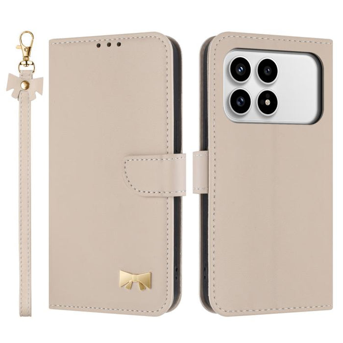 Funda de cuero con lazo metálico para teléfono con correa de mano, For Redmi 15a 5G Global, For Redmi Turbo 5 Max 5G / Poco X8 Pro Max 5G, For Redmi Turbo 5 5G / Poco X8 Pro 5G, For Redmi K90 Pro Max / Poco F8 Ultra                                     ...