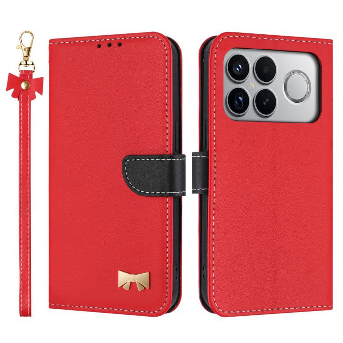 Funda de cuero con lazo metálico para teléfono con correa de mano, For Redmi 15a 5G Global, For Redmi Turbo 5 Max 5G / Poco X8 Pro Max 5G, For Redmi Turbo 5 5G / Poco X8 Pro 5G, For Redmi K90 Pro Max / Poco F8 Ultra                                     ...