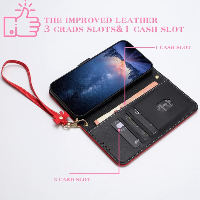 Funda de cuero con lazo metálico para teléfono con correa de mano, For Redmi 15a 5G Global, For Redmi Turbo 5 Max 5G / Poco X8 Pro Max 5G, For Redmi Turbo 5 5G / Poco X8 Pro 5G, For Redmi K90 Pro Max / Poco F8 Ultra                                     ...