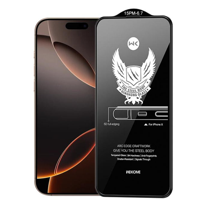 WK WTP-012 KinKong 0.25mm 9H 4D Curved Privacy Tempered Glass Film, For iPhone 16 Pro Max, For iPhone 16 Pro, For iPhone 16 Plus / 15 Plus, For iPhone 16 / 15, For iPhone 15 Pro Max, For iPhone 15 Pro, For iPhone 13 Pro Max / 14 Plus                   ...