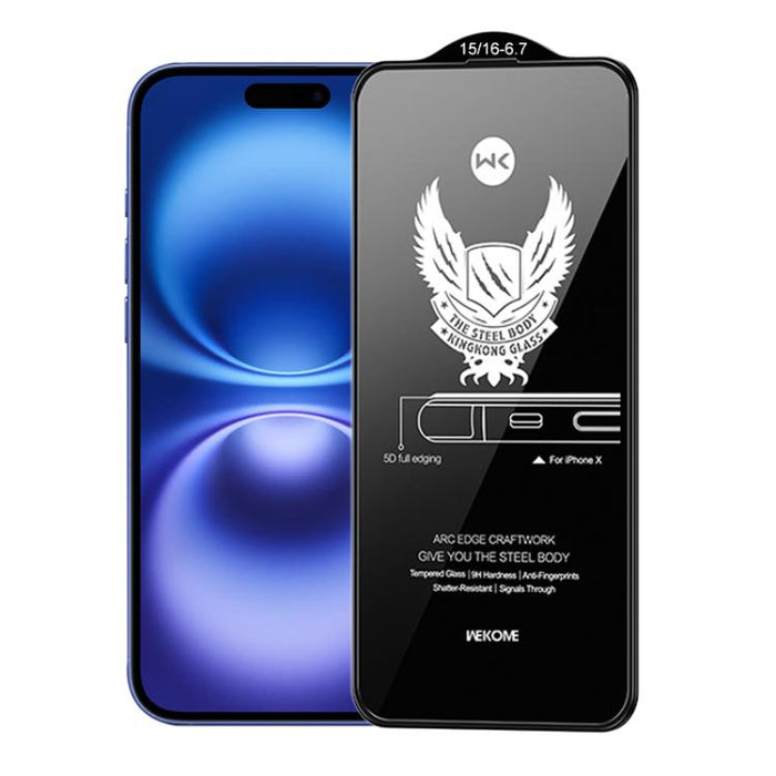 WK WTP-012 KinKong 0.25mm 9H 4D Curved Privacy Tempered Glass Film, For iPhone 16 Pro Max, For iPhone 16 Pro, For iPhone 16 Plus / 15 Plus, For iPhone 16 / 15, For iPhone 15 Pro Max, For iPhone 15 Pro, For iPhone 13 Pro Max / 14 Plus                   ...