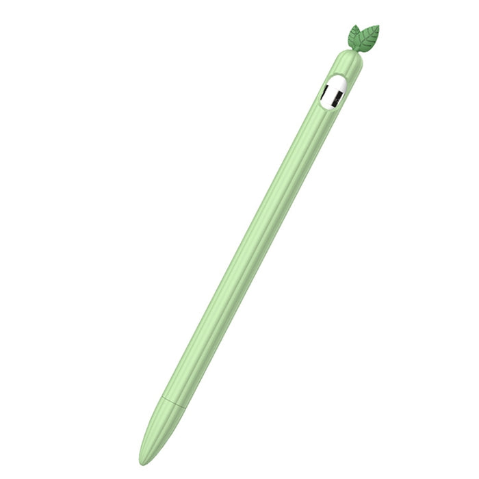 Cubierta protectora antideslizante de silicona de hoja de menta de color contrastante