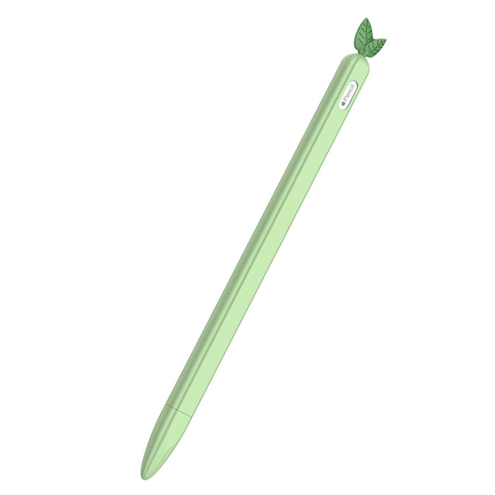 Cubierta protectora antideslizante de silicona de hoja de menta de color contrastante