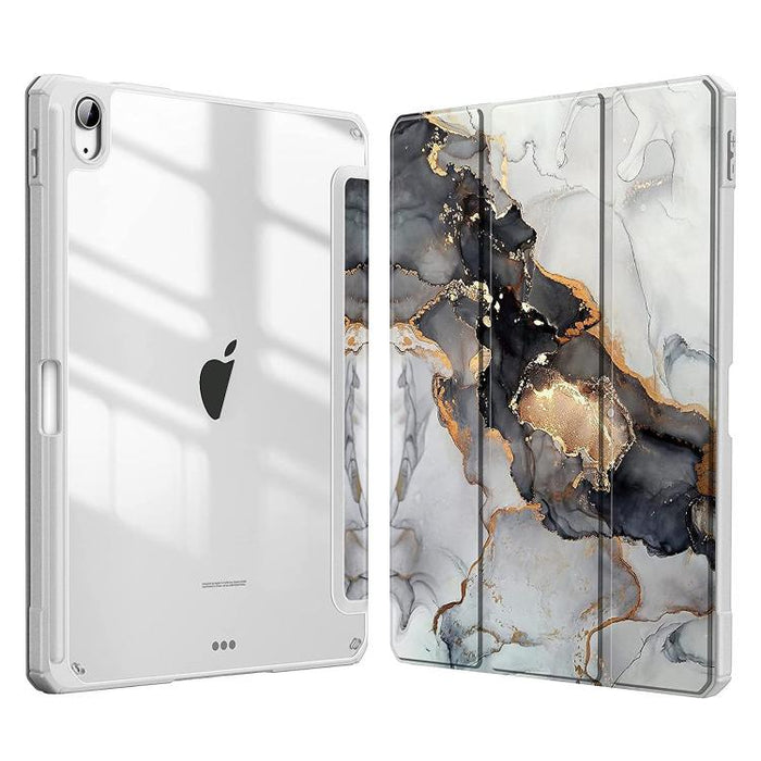 Marble Pattern Crystal Acrylic Smart Tablet Leather Case with Pen Slot, For iPad Air 13 2026 / 2025 / 2024, For iPad Air 11 2026 / 2025 / 2024, For iPad Pro 13 2025 / 2024, For iPad Pro 11 2025 / 2024, For iPad 2025 / 2022, For iPad mini 6 / mini 2024 ...