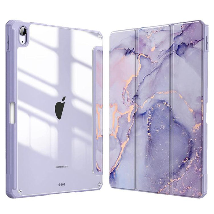 Marble Pattern Crystal Acrylic Smart Tablet Leather Case with Pen Slot, For iPad Air 13 2026 / 2025 / 2024, For iPad Air 11 2026 / 2025 / 2024, For iPad Pro 13 2025 / 2024, For iPad Pro 11 2025 / 2024, For iPad 2025 / 2022, For iPad mini 6 / mini 2024 ...