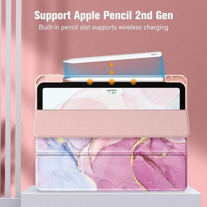 Marble Pattern Crystal Acrylic Smart Tablet Leather Case with Pen Slot, For iPad Air 13 2026 / 2025 / 2024, For iPad Air 11 2026 / 2025 / 2024, For iPad Pro 13 2025 / 2024, For iPad Pro 11 2025 / 2024, For iPad 2025 / 2022, For iPad mini 6 / mini 2024 ...