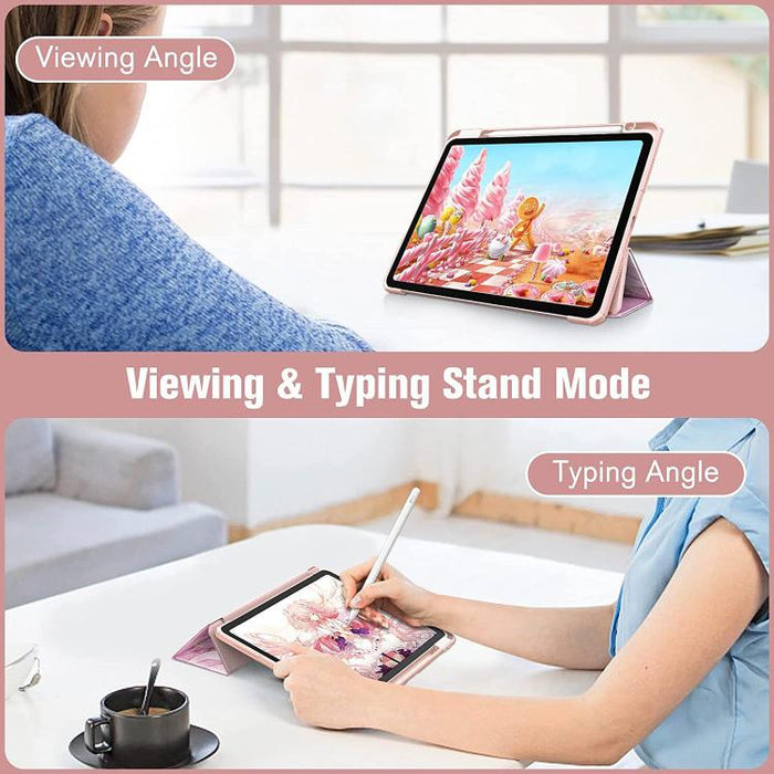 Marble Pattern Crystal Acrylic Smart Tablet Leather Case with Pen Slot, For iPad Air 13 2026 / 2025 / 2024, For iPad Air 11 2026 / 2025 / 2024, For iPad Pro 13 2025 / 2024, For iPad Pro 11 2025 / 2024, For iPad 2025 / 2022, For iPad mini 6 / mini 2024 ...