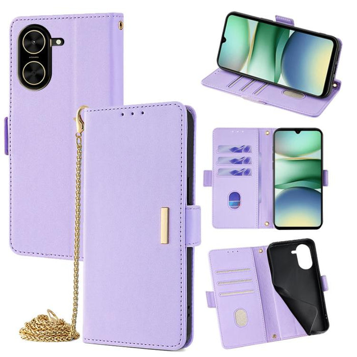 Funda de cuero para teléfono con cadena cruzada, For Redmi A7 Pro 4G / 5G 171mm / Poco C85x, For Redmi Turbo 5 Max / Poco X8 Pro Max 5G, For Redmi Turbo 5 / Poco X8 Pro 5G, For Redmi K90 Pro Max / Poco F8 Ultra, For Redmi K90 / Poco F8 Pro             ...