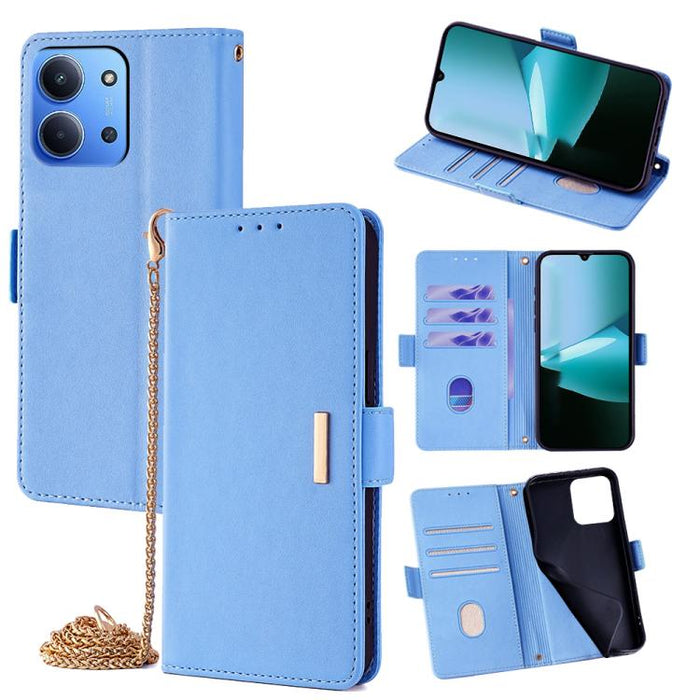 Funda de cuero para teléfono con cadena cruzada, For Redmi A7 Pro 4G / 5G 171mm / Poco C85x, For Redmi Turbo 5 Max / Poco X8 Pro Max 5G, For Redmi Turbo 5 / Poco X8 Pro 5G, For Redmi K90 Pro Max / Poco F8 Ultra, For Redmi K90 / Poco F8 Pro             ...