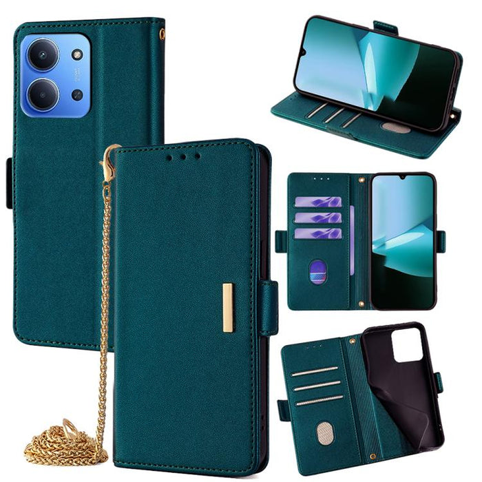 Funda de cuero para teléfono con cadena cruzada, For Redmi A7 Pro 4G / 5G 171mm / Poco C85x, For Redmi Turbo 5 Max / Poco X8 Pro Max 5G, For Redmi Turbo 5 / Poco X8 Pro 5G, For Redmi K90 Pro Max / Poco F8 Ultra, For Redmi K90 / Poco F8 Pro             ...