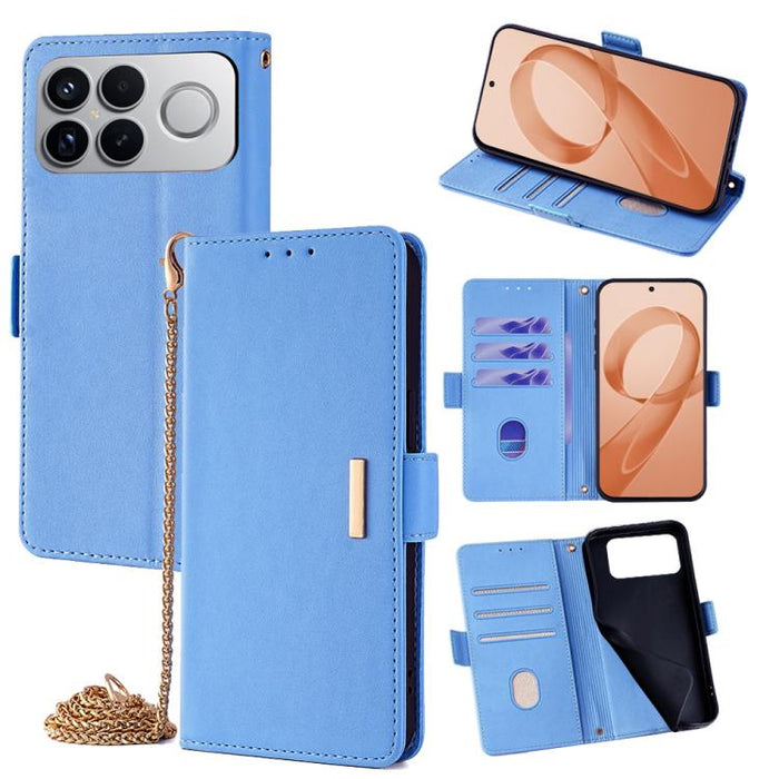 Funda de cuero para teléfono con cadena cruzada, For Redmi A7 Pro 4G / 5G 171mm / Poco C85x, For Redmi Turbo 5 Max / Poco X8 Pro Max 5G, For Redmi Turbo 5 / Poco X8 Pro 5G, For Redmi K90 Pro Max / Poco F8 Ultra, For Redmi K90 / Poco F8 Pro             ...