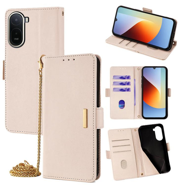 Funda de cuero para teléfono con cadena cruzada, For Redmi A7 Pro 4G / 5G 171mm / Poco C85x, For Redmi Turbo 5 Max / Poco X8 Pro Max 5G, For Redmi Turbo 5 / Poco X8 Pro 5G, For Redmi K90 Pro Max / Poco F8 Ultra, For Redmi K90 / Poco F8 Pro             ...