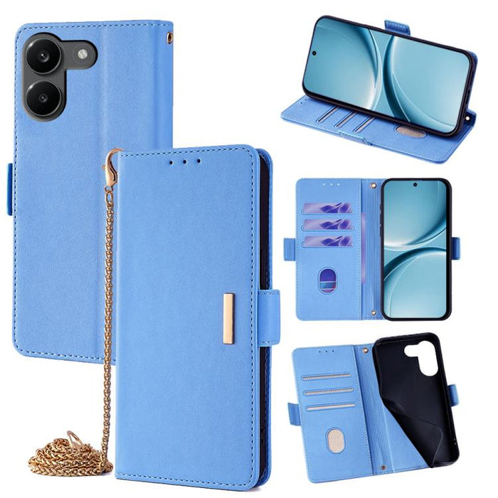 Funda de cuero para teléfono con cadena cruzada, For Redmi A7 Pro 4G / 5G 171mm / Poco C85x, For Redmi Turbo 5 Max / Poco X8 Pro Max 5G, For Redmi Turbo 5 / Poco X8 Pro 5G, For Redmi K90 Pro Max / Poco F8 Ultra, For Redmi K90 / Poco F8 Pro             ...