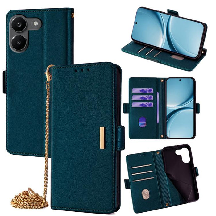 Funda de cuero para teléfono con cadena cruzada, For Redmi A7 Pro 4G / 5G 171mm / Poco C85x, For Redmi Turbo 5 Max / Poco X8 Pro Max 5G, For Redmi Turbo 5 / Poco X8 Pro 5G, For Redmi K90 Pro Max / Poco F8 Ultra, For Redmi K90 / Poco F8 Pro             ...