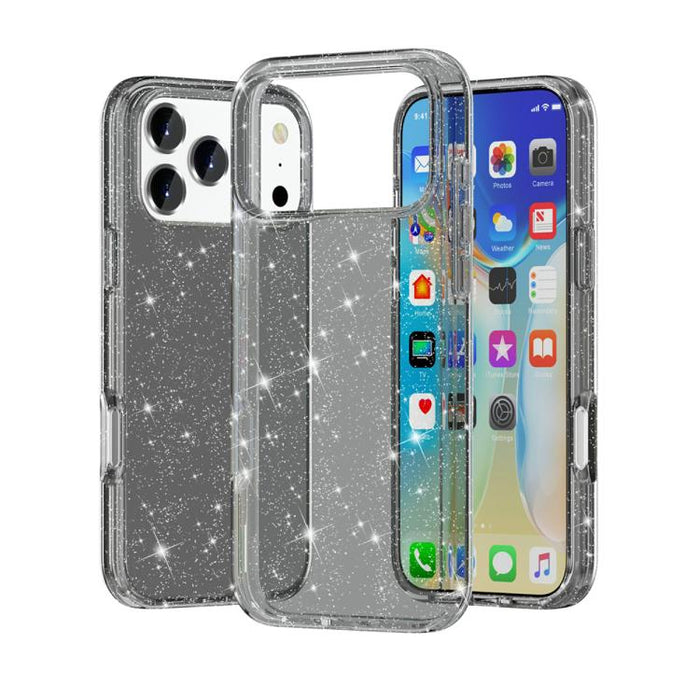 Shockproof Terminator Glitter Powder Phone Case, For iPhone 17 Pro Max, For iPhone 17 Pro, For iPhone 17, For iPhone Air