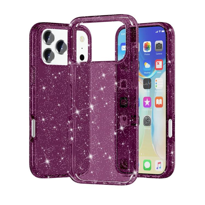 Shockproof Terminator Glitter Powder Phone Case, For iPhone 17 Pro Max, For iPhone 17 Pro, For iPhone 17, For iPhone Air
