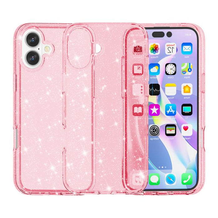 Shockproof Terminator Glitter Powder Phone Case, For iPhone 17 Pro Max, For iPhone 17 Pro, For iPhone 17, For iPhone Air